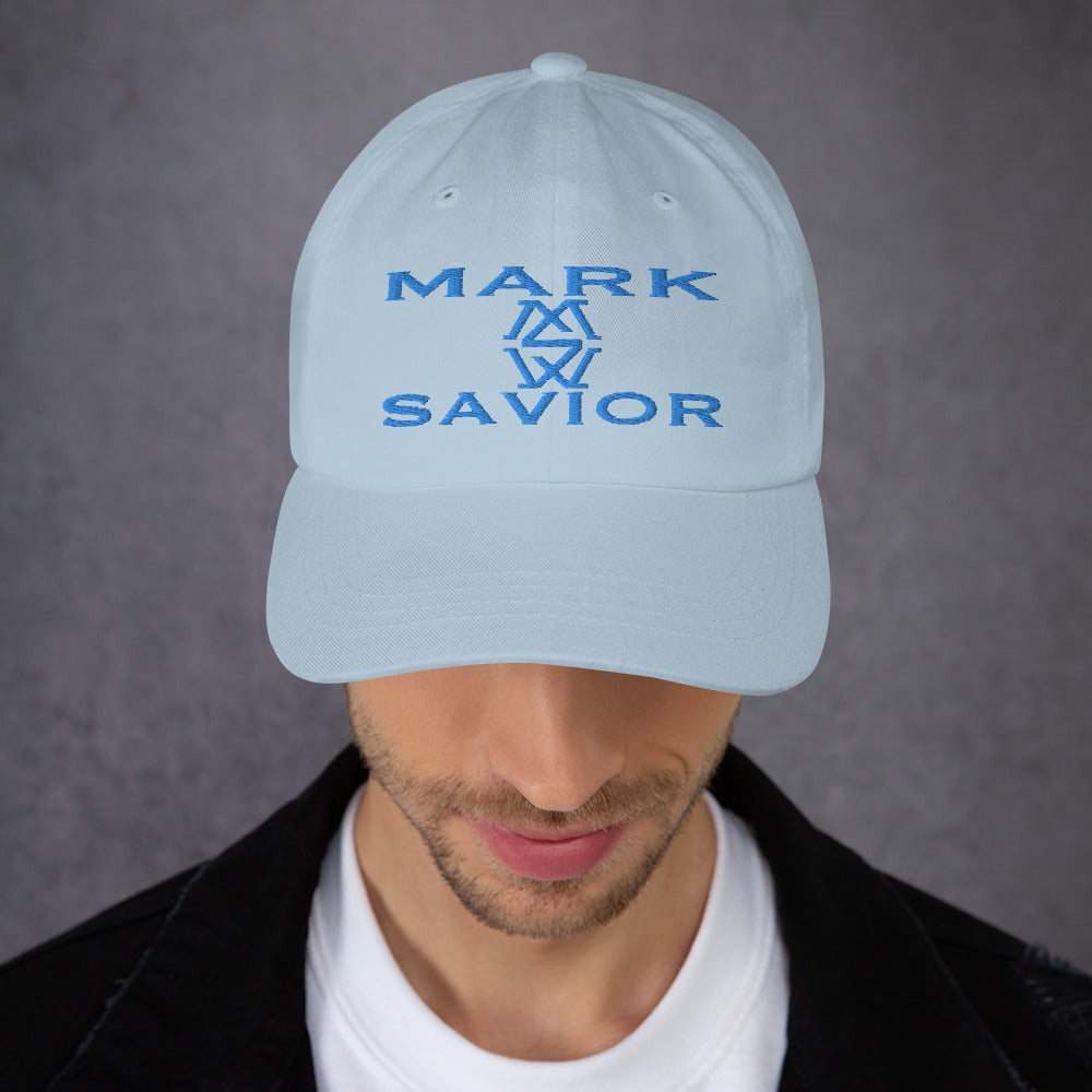 Mark Savior The Mark (aqua)   Dad hat