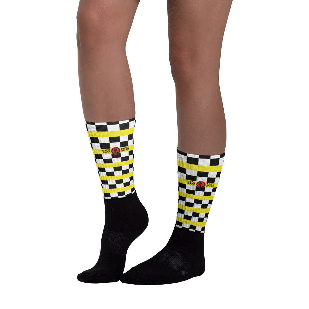 Mark Savior Checkered Socks